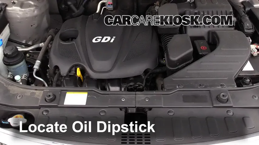 2013 Kia Sorento LX 2.4L 4 Cyl. Sport Utility (4 Door) Oil Check Oil Level